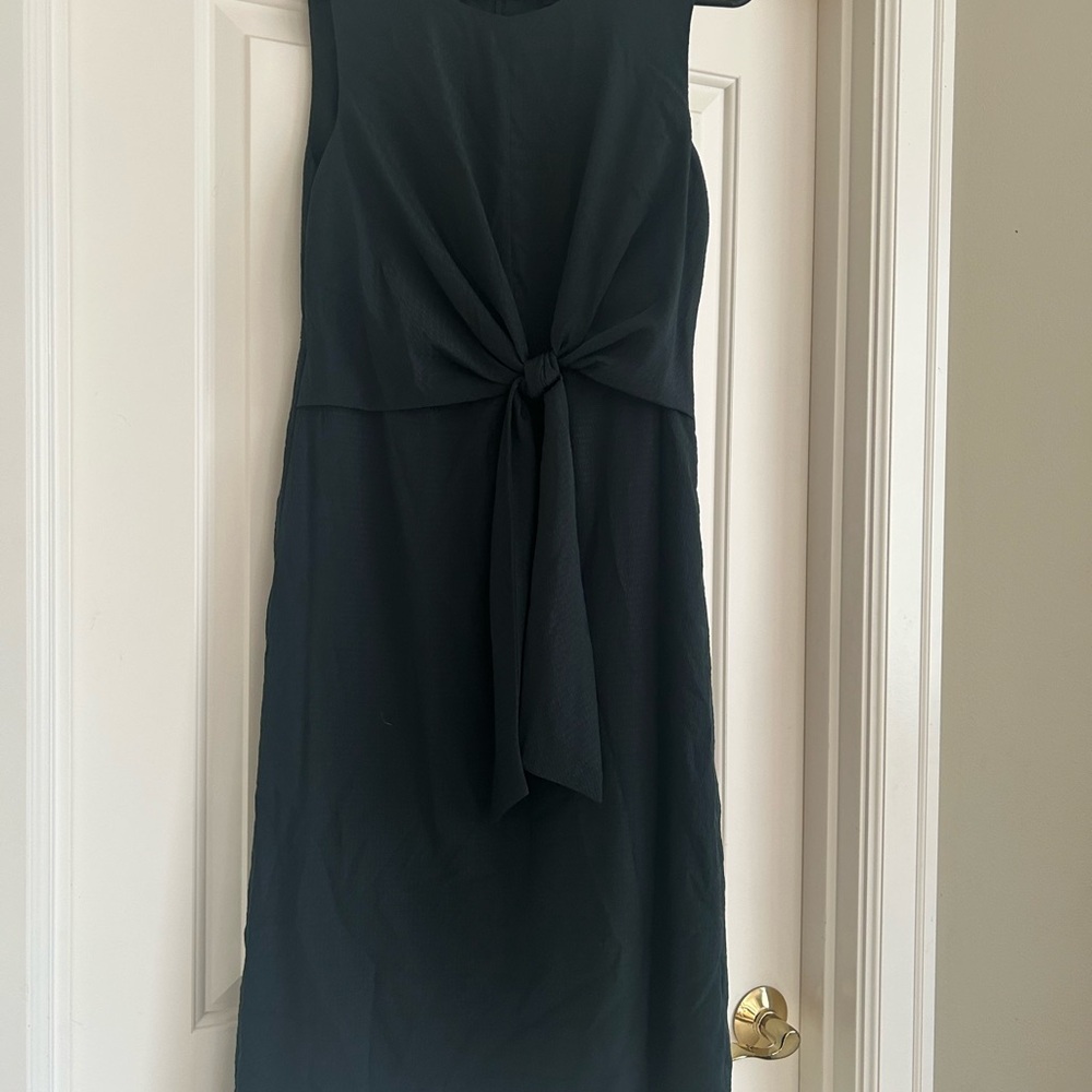 NWT Ann Taylor Forest Green Sleeveless Dress